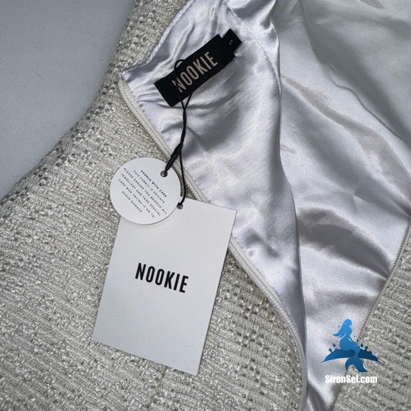 1095 NWT NOOKIE Queen Mini - Size S - Cream/White - Picture 5 of 16